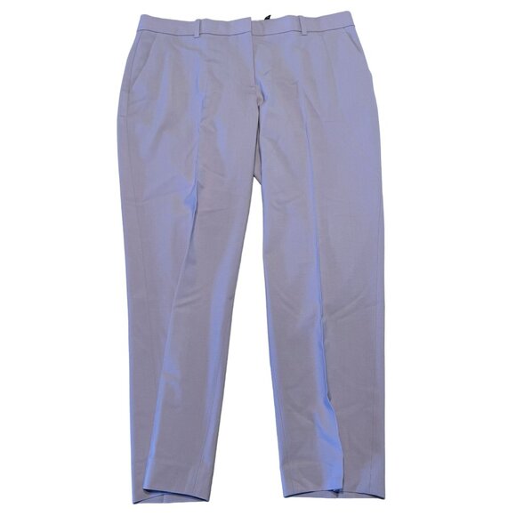 Theory Treeca Good Wool Lilac Sky Lavender Purple Pants Women's 12